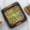 Le Creuset Bakeware Square Fluted Tarte Tin 23 cm Black - Image 2