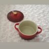 Le Creuset Stoneware Mini Cocotte 10cm with Heart Knob - Image 3