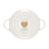 Le Creuset Stoneware Mini Cocotte 10cm with Heart Knob - Image 2