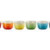 Le Creuset Stoneware Rainbow Set of 6 Mini Ramekins