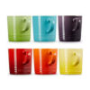 Le Creuset Stoneware Rainbow Set of 6 Mugs 350ML