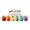 Le Creuset Stoneware Rainbow Set of 6 Mugs 350ML - Image 2