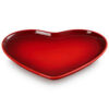 Le Creuset Stoneware Heart Serving Bowl 30cm Cerise - Image 2