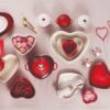 Le Creuset Stoneware Heart Serving Bowl 30cm Cerise - Image 3