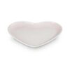 Le Creuset Stoneware Heart Plate 23cm Shell Pink