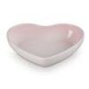 Le Creuset Stoneware Heart Plate 23cm Shell Pink - Image 2