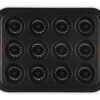 Le Creuset Bakeware 12 Mini Bundt Tray 34cm Black