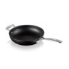Le Creuset Toughened Deep Frying Pan with Helper Handle 30cm Black