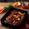 Le Creuset Rectangular Roaster Dish 35cm x 27cm Black - Image 2