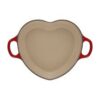 Le Creuset Cast Iron Heart Shaped Casserole with Heart Knob Cerise - Image 3