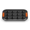 Le Creuset Bakeware 12 Mini-cup Muffin Tray 24cm Black