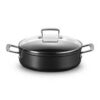 Le Creuset Toughened Non-Stick Sauteuse with Glass Lid 30cm Black