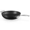Le Creuset Toughened Deep Frying Pan with Helper Handle 26cm Black