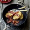 Le Creuset Toughened Deep Frying Pan with Helper Handle 26cm Black - Image 2