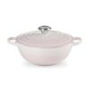 Le Creuset Cast Iron Soup Pot 24cm 3.1L Shell Pink