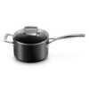 Le Creuset Non-Stick Saucepan with Glass Lid & Helper Handle 20cm Black - Image 2