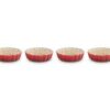 Le Creuset Stoneware Set of 4 Mini Flan Dishes 11cm 0.20L Cerise - Image 2