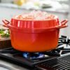 Le Creuset Cast Iron Oval Doufeu 32cm 7.2L - Image 2
