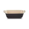 Le Creuset Stoneware Rectangular Gratin Dish Black Onyx 19cm 1.1L