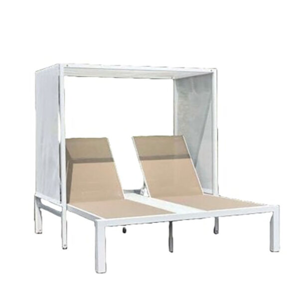 Kube Twin Sunbed Gazebo