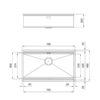 Foster Sink Milanello Copper UM S/Steel 79 x 46 cm 8100602 Black Grid Milanello - Image 2
