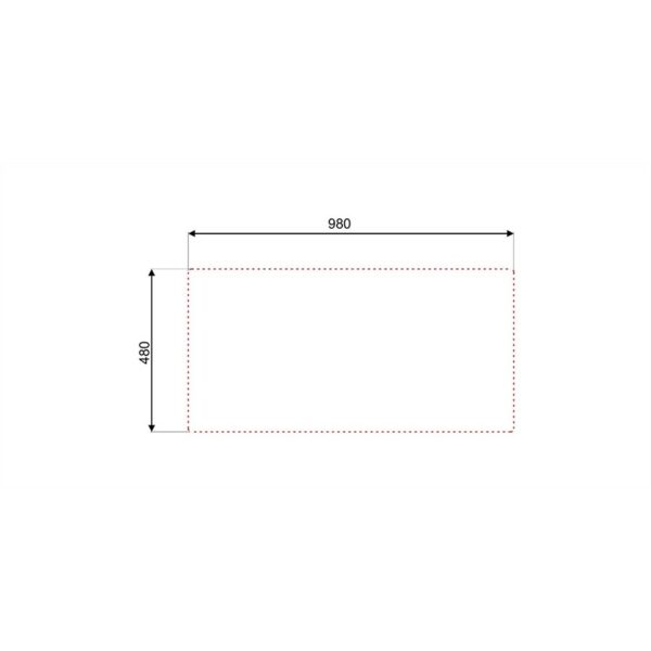 Asil Sink 1 Bowl -Drain Left S/Steel 50*100 - Image 2