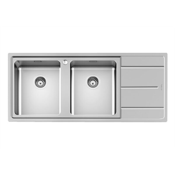 Foster Sink Evo Stndrd (8mm Edge) St/St 116 x 50 cm