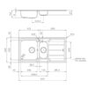 Foster Sink 1.5 Left Hand Bowl+DR - Image 2