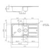 Foster Sink FM Marine St/St 97x50 - Image 2