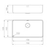 Foster Sink S400 UM St/St 75.6x42.6 - Image 2
