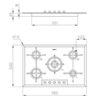 Foster Cooker hob Veronika St/St 76x50 - Image 2