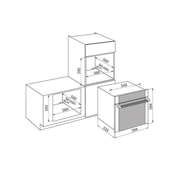 Foster Oven Series 4001 S/St+Glass 60x60 - Image 7