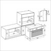 Foster Oven (Gas) KE St/St +Glass 90x60 - Image 2