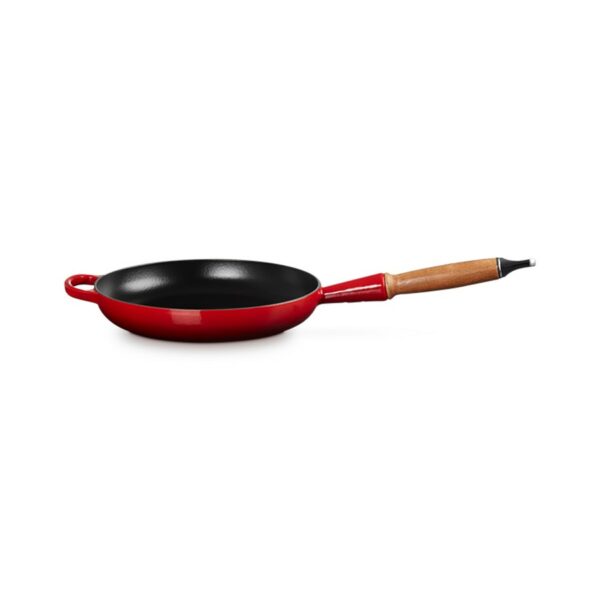 Le Creuset Rd. Frying Pan Cerise 26cm Wooden Handle