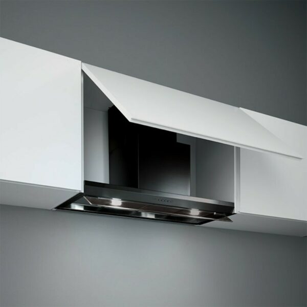 Falmec Hood Virgola Evolution Black 90cm