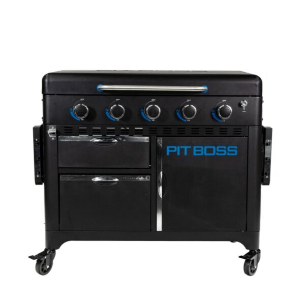 Pit Boss 5-Burner Ultimate Plancha+Cart
