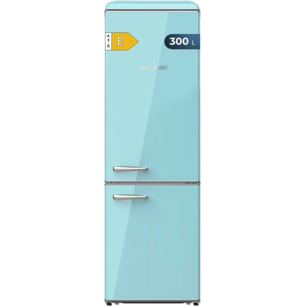 Cecotec Retro Combi Fridge Blue 300L