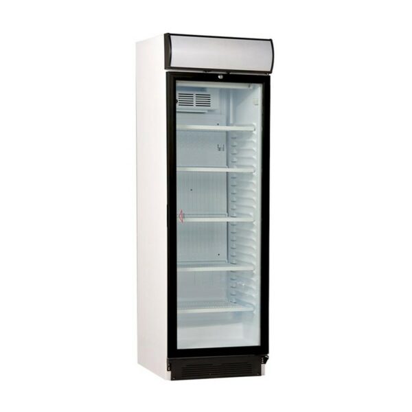 Ugur Black Glass Door 334L Wht Int