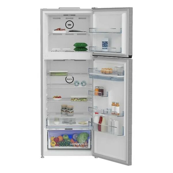 Beko Fridge Freezer Top Mounted Inox - Image 2