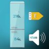 Cecotec Retro Combi Fridge Blue 300L - Image 3