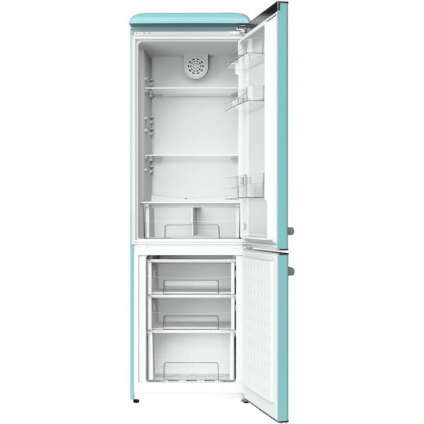 Cecotec Retro Combi Fridge Blue 300L - Image 4