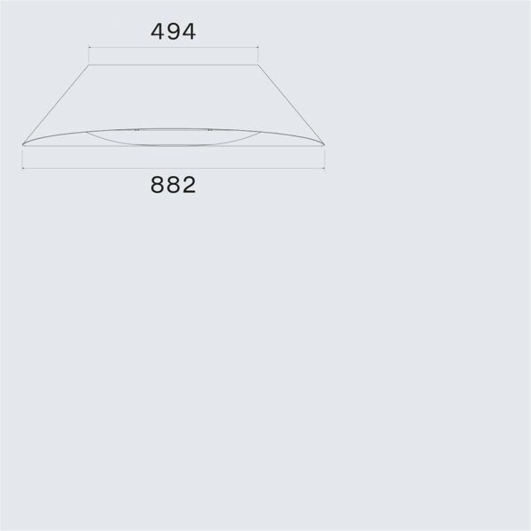 Falmec Hood Vogue Island Green 88 cm - Image 4