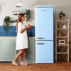 Cecotec Retro Combi Fridge Blue 300L - Image 5