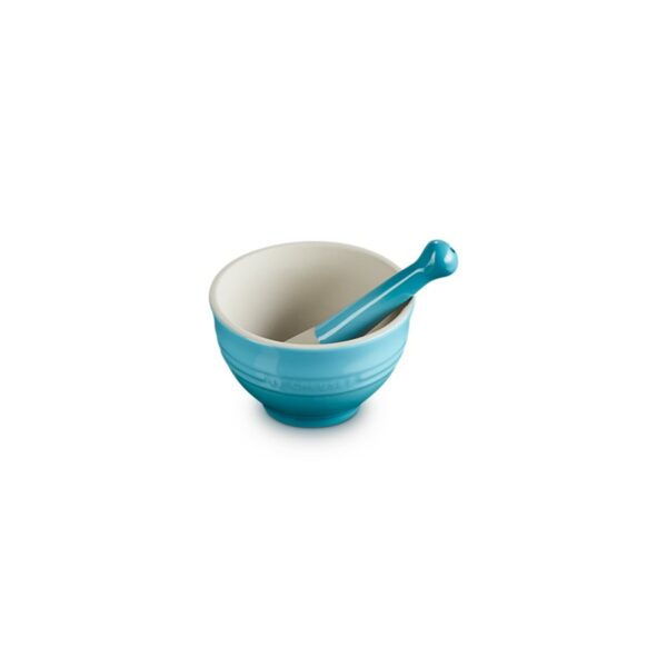 Le Creuset Mortar & Pestle Teal 300 ml - Image 3
