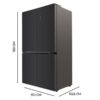 Cecotec Fridge Black CoolMarket 4D 490L - Image 2