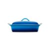 Le Creuset Gratin Rect Dish Az.Blue 33cm - Image 3