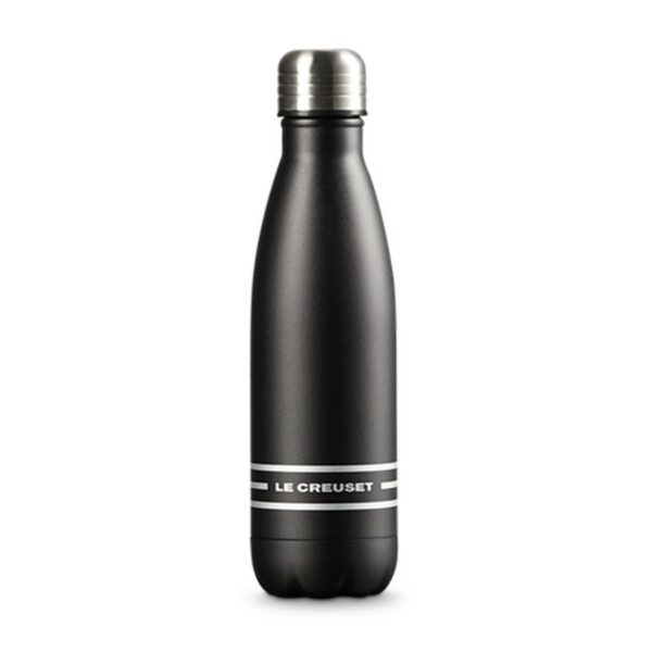 Le Creuset Hydration Bottle Black 0.5 L