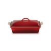 Le Creuset Rect. Dish w/Lid Cerise 33 cm