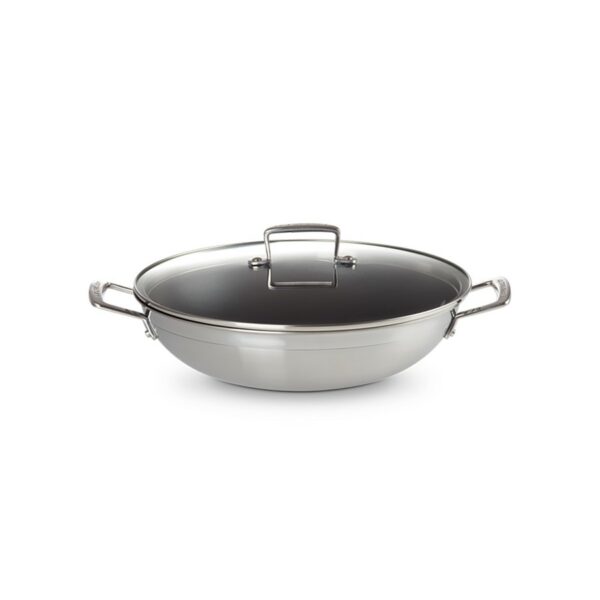 Le Creuset Wok Non-Stick Coating & Glass