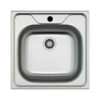 Asil 1 Bowl Sink 50 x 50.0cms Inset